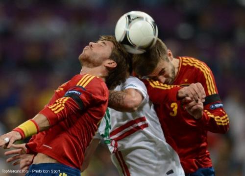 Gerard Piqué et Sergio Ramos