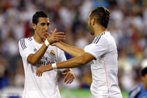 Karim Benzema et Angel Di Maria