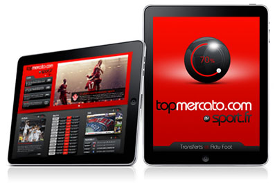 Application Topmercato iPad