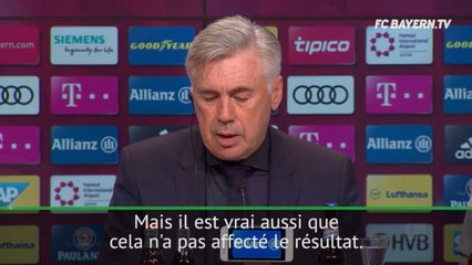 Bayern : Ancelotti veut une réaction face au PSG