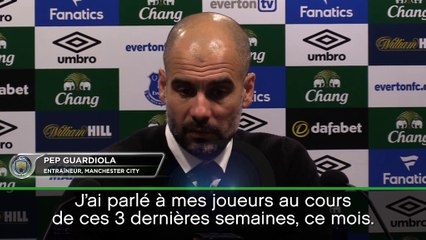 Man City, Guardiola : ”Je sais à quel point c’est dur pour eux”