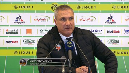 Lorient, Casoni : “On doit montrer une autre attitude”