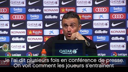 Barça, Enrique : ”Optimistes malgré la presse”