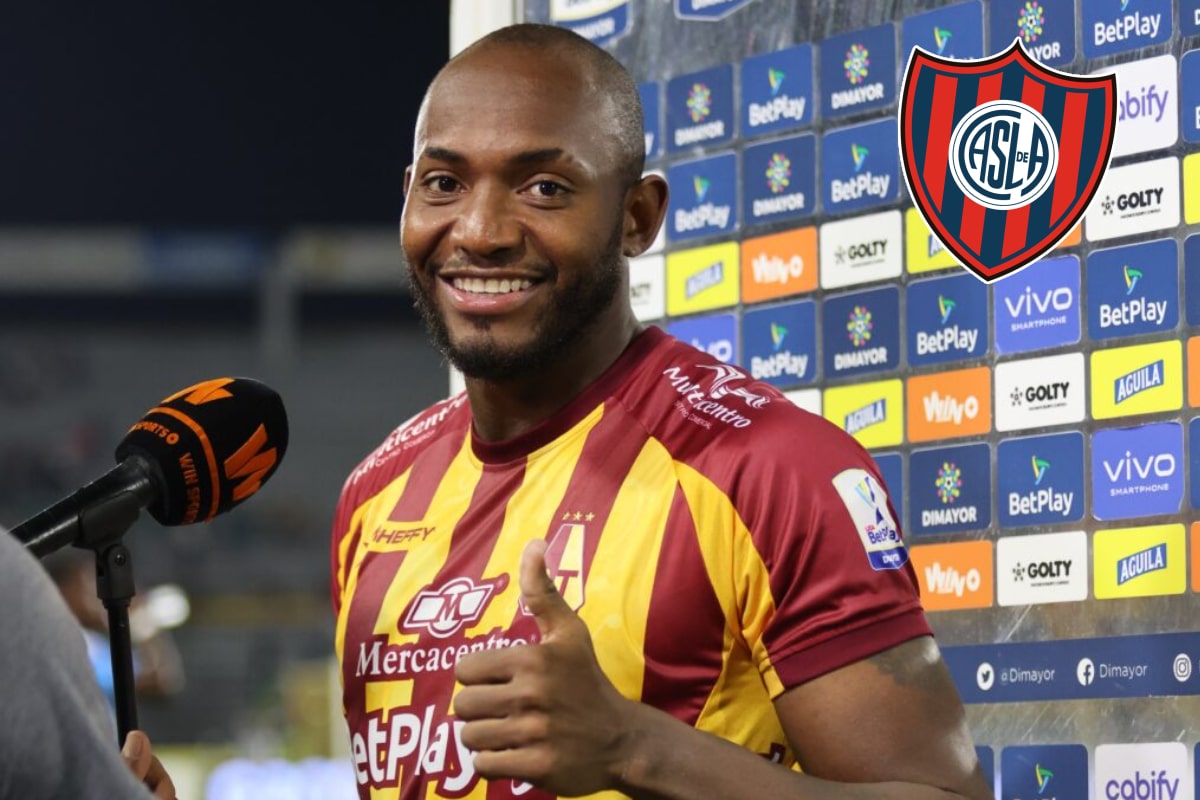 Quién es Diego Herazo, el “Lukaku” colombiano que compró San Lorenzo