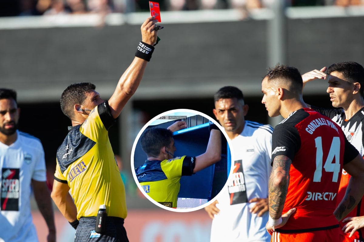 “Me equivoqué en algo…”: se filtró el AUDIO del VAR en el polémico Riestra-River