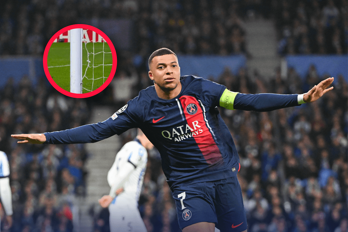 Rompió la red: El golazo de Mbappé en Champions para clasificar al PSG