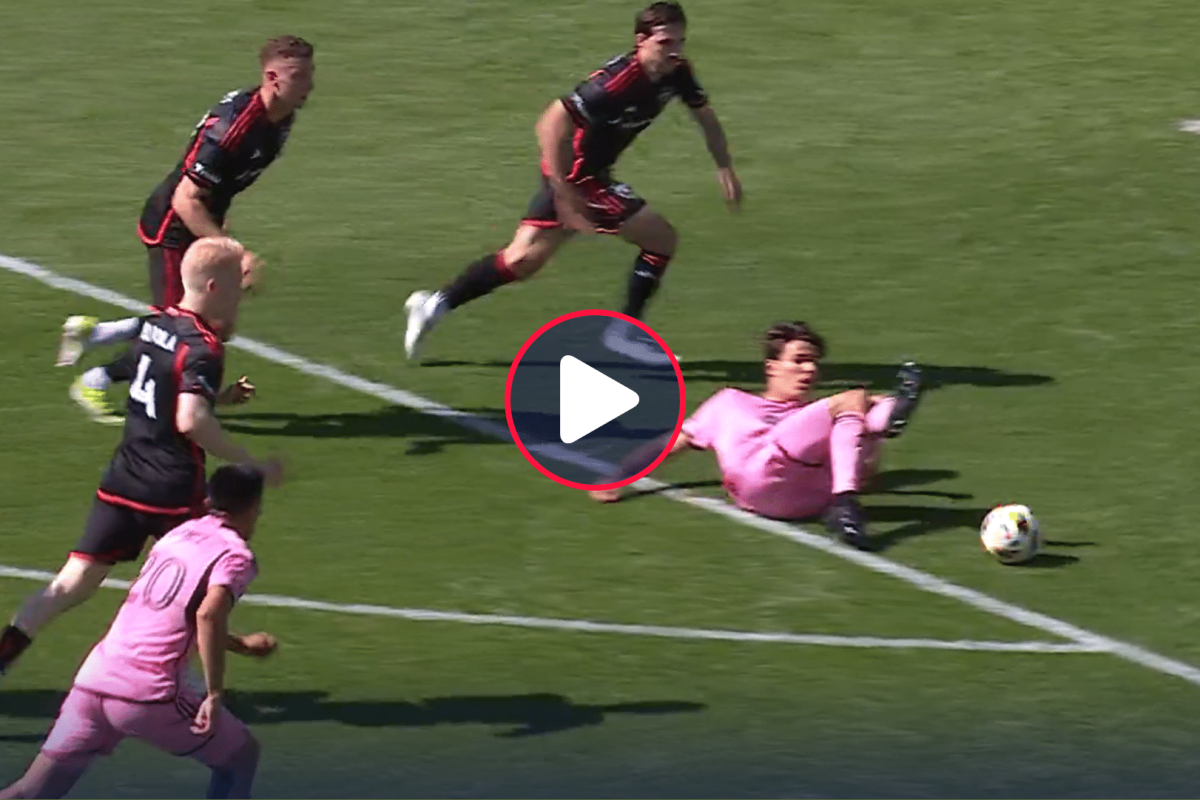 Video: La primera asistencia de Federico Redondo en Inter Miami, ¡desde el piso!
