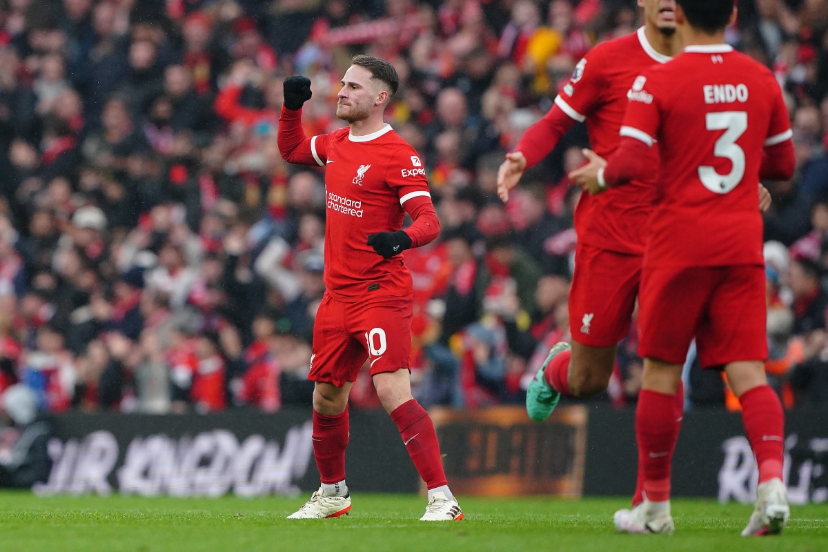 Alexis Mac Allister empató el último clásico entre Klopp y Guardiola con una actuación estelar
