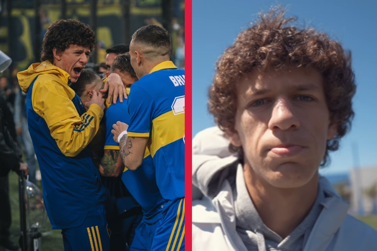 Le dicen Jagger, juega en las inferiores de Boca y se volvió viral por su look: “Me lo puso el Chipi”