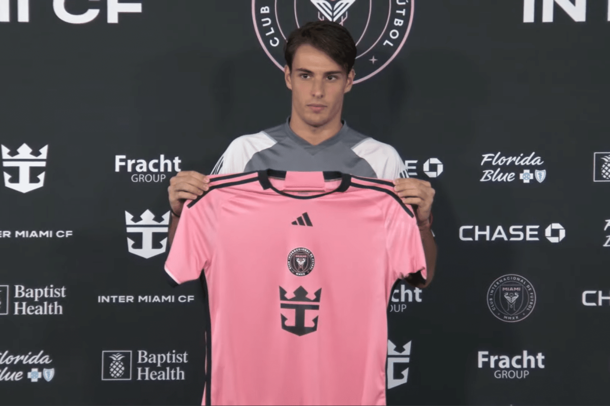 El particular número que eligió Federico Redondo en Inter Miami