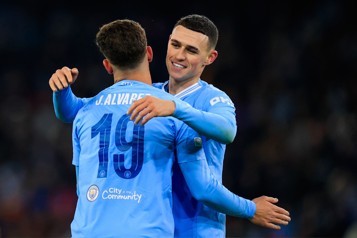 Los mejores memes por la asistencia de Julián Álvarez a Foden en el derbi de Manchester