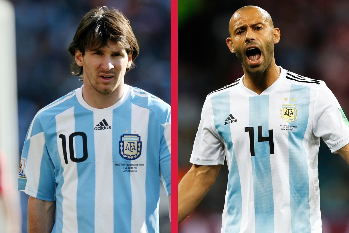 Los 11 jugadores con más presencias en la historia de la Selección Argentina