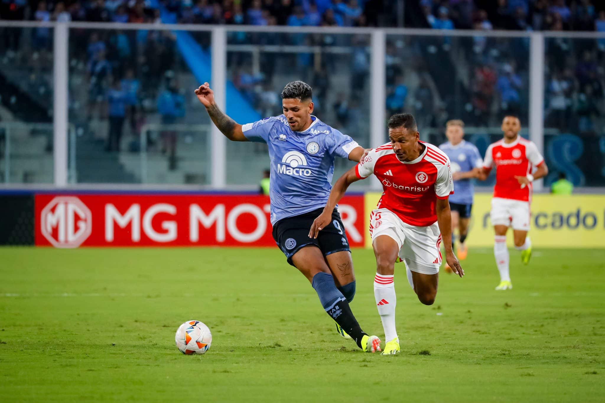 Lucas Passerini se rompió los ligamentos en el debut de Belgrano en la Copa Sudamericana: cómo fue su llanto desgarrador