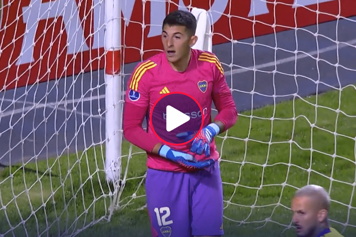 Video: la tremenda doble atajada de Brey que salvo a Boca de la caída ante Nacional Potosí
