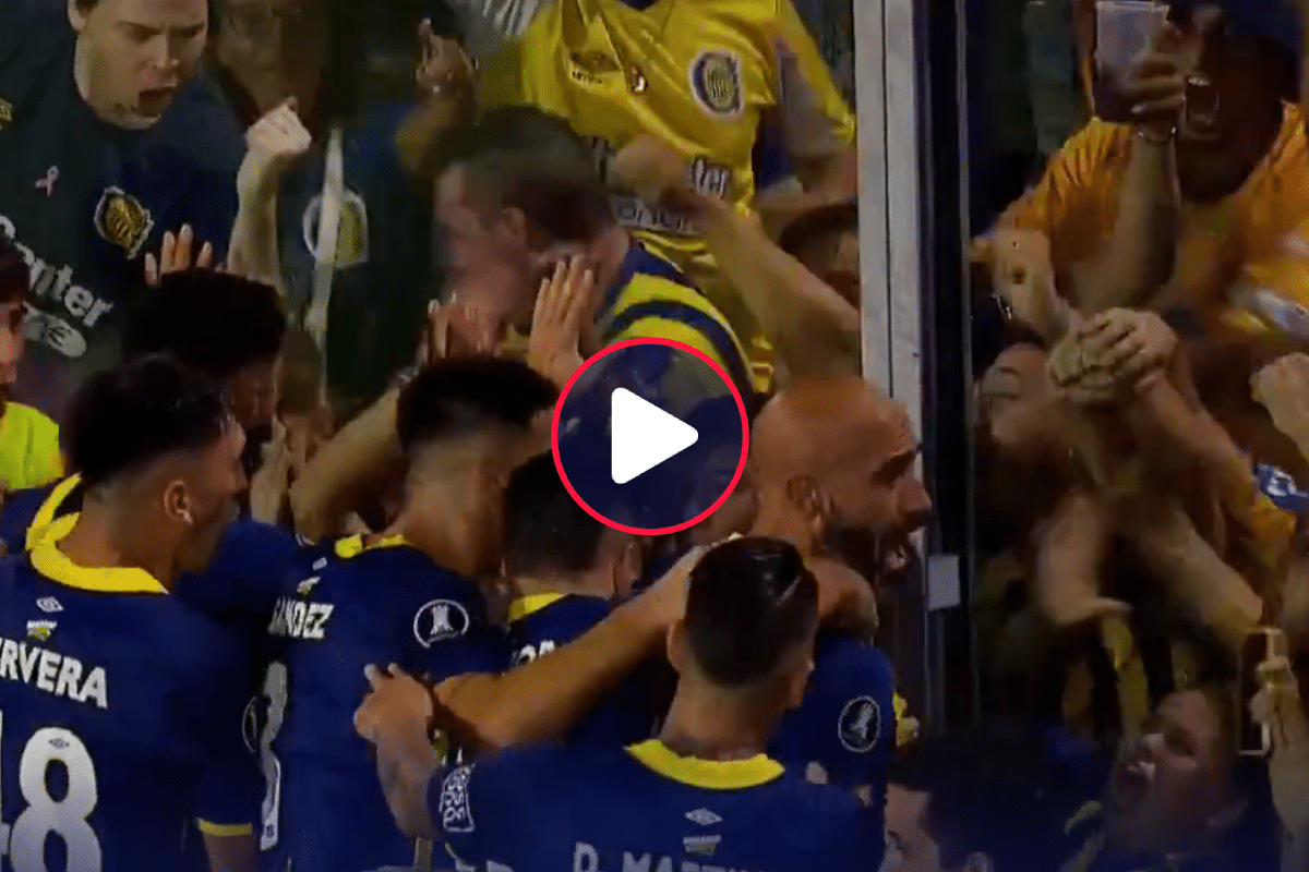 Video: Quintana desató la locura en Rosario Central con el gol de la victoria ante Peñarol