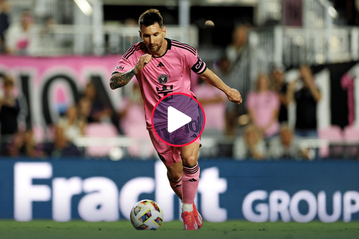 Video: el gol de Messi al regresar a Inter Miami tras su lesión