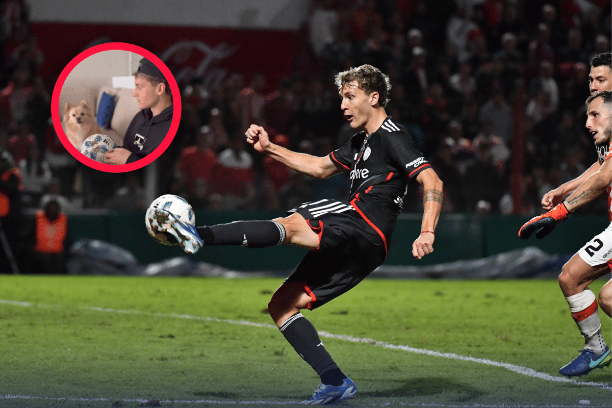 Video: Facundo Colidio mostró en redes qué hizo con la pelota de su hat-trick contra Instituto