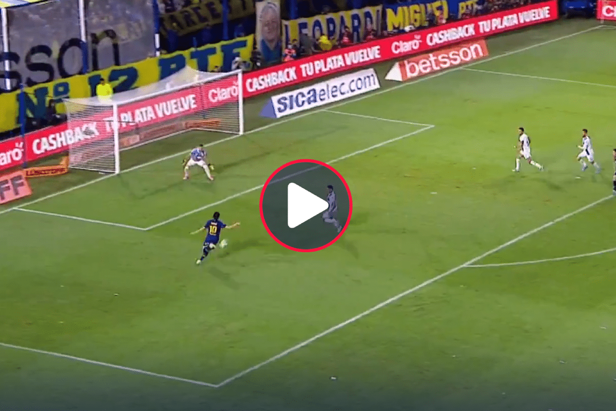 Video: la espectacular definición de Cavani en el 1-0 de Boca ante Godoy Cruz