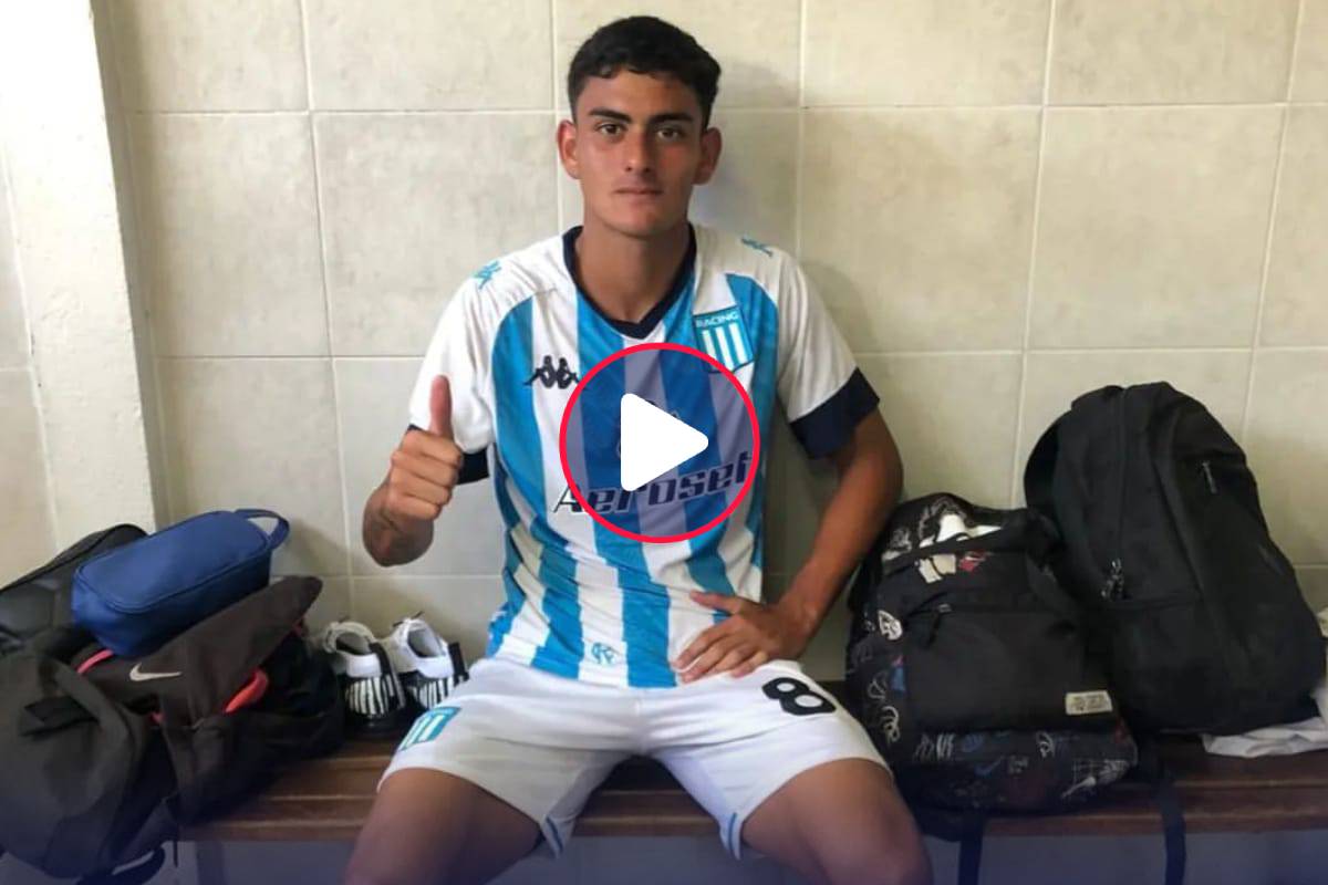 Video: el golazo de Máximo Paredes en la reserva de Racing