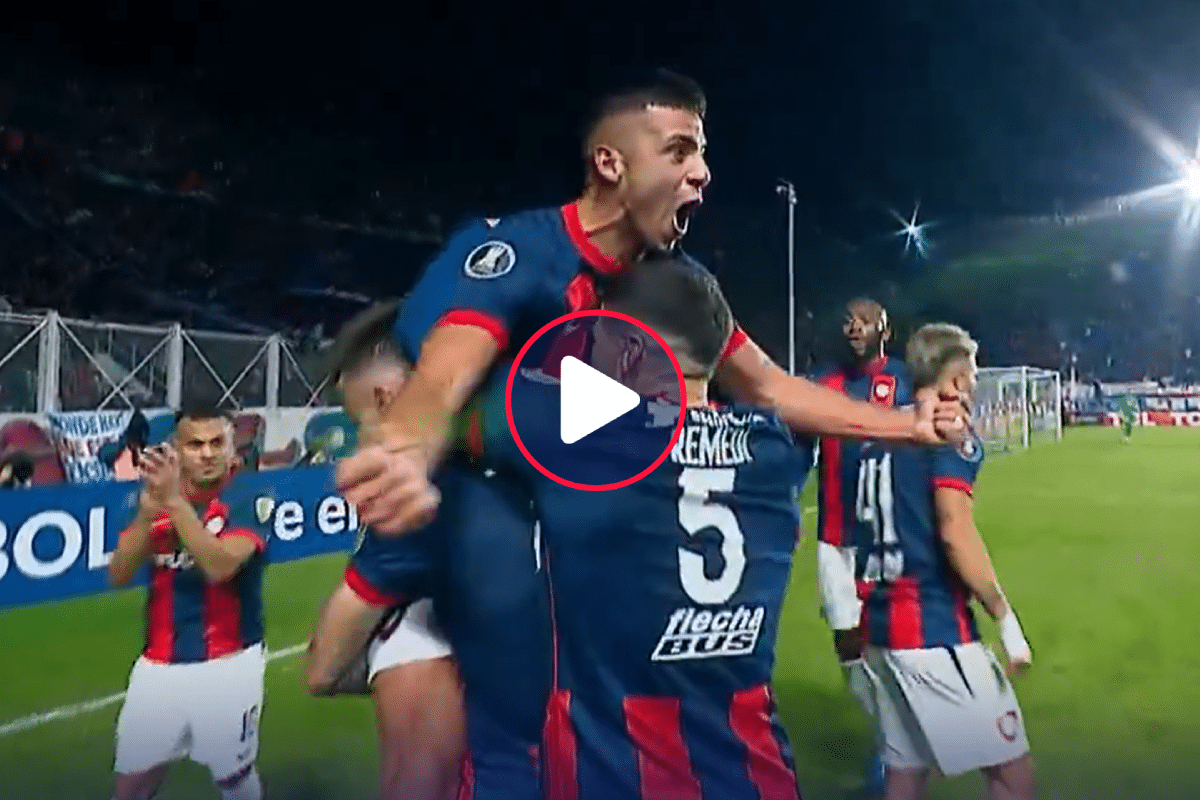 Video: El espectacular gol de Alexis Cuello para marcar el 2-1 de San Lorenzo en Copa Libertadores