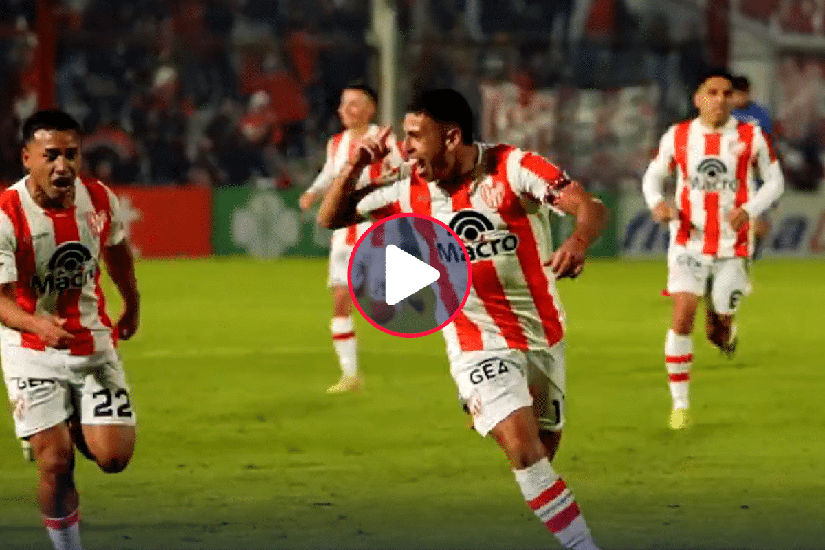 ¿El gol del campeonato? Santiago Rodríguez de Instituto la metió desde mitad de cancha