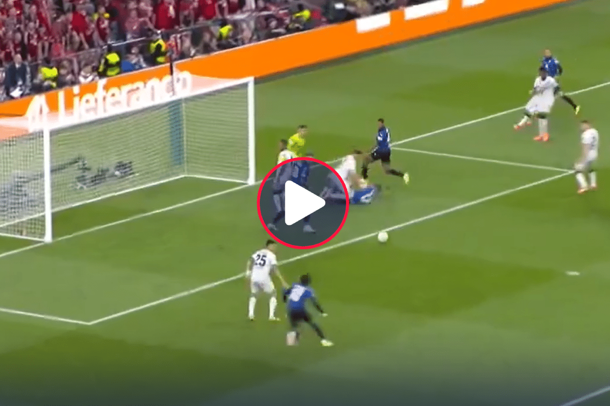Video: El error defensivo de Exequiel Palacios que puso en ventaja a Atalanta