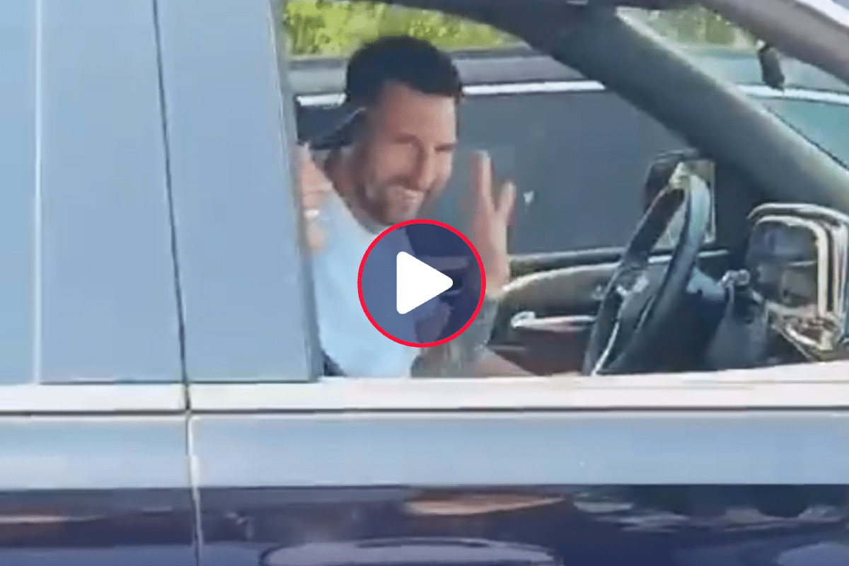 El diálogo “auto a auto” de Lionel Messi en Miami con unos fanáticos: “¿Están jugando el torneo?”