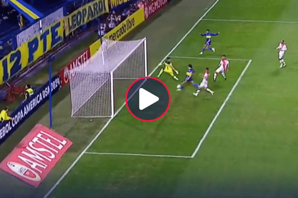 Video: El insólito gol que se perdió Cavani casi sobre la línea en Boca vs Nacional Potosí