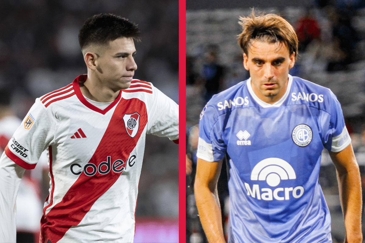 River Plate vs Belgrano: a qué hora juegan, dónde ver, formaciones e historial