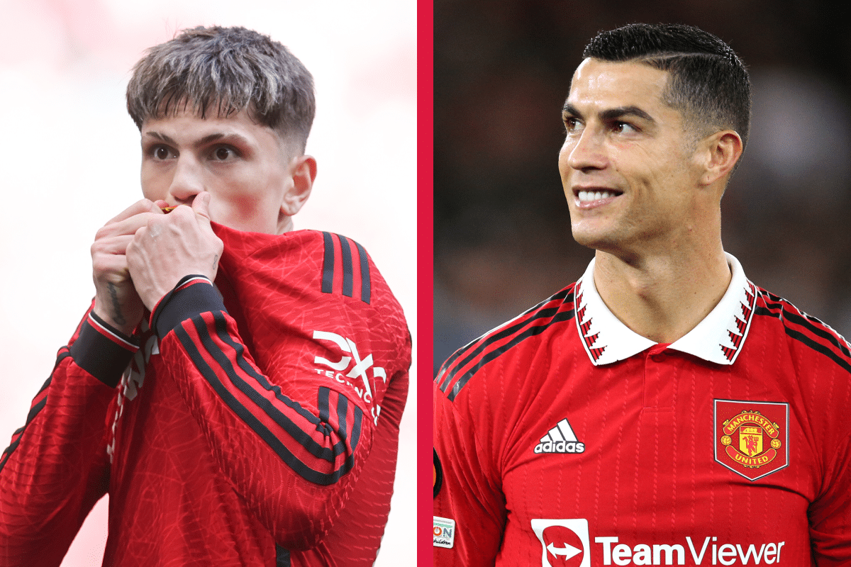 El tremendo récord de Cristiano Ronaldo que alcanzó Alejandro Garnacho tras ganar la FA Cup con Manchester United