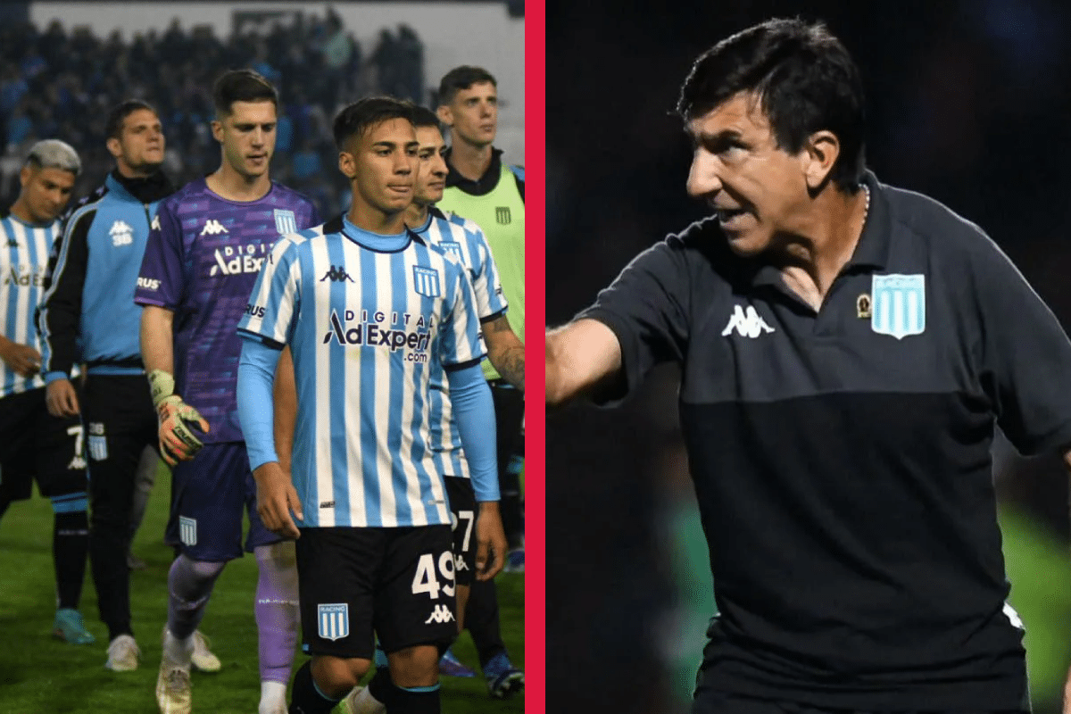 El exabrupto de Gustavo Costas con los futbolistas de Racing tras la derrota contra Talleres (RE)
