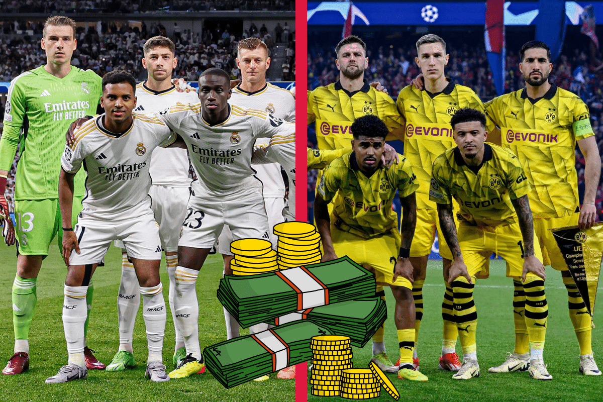 Real Madrid o Borussia Dortmund: ¿qué equipo tiene el plantel más caro?