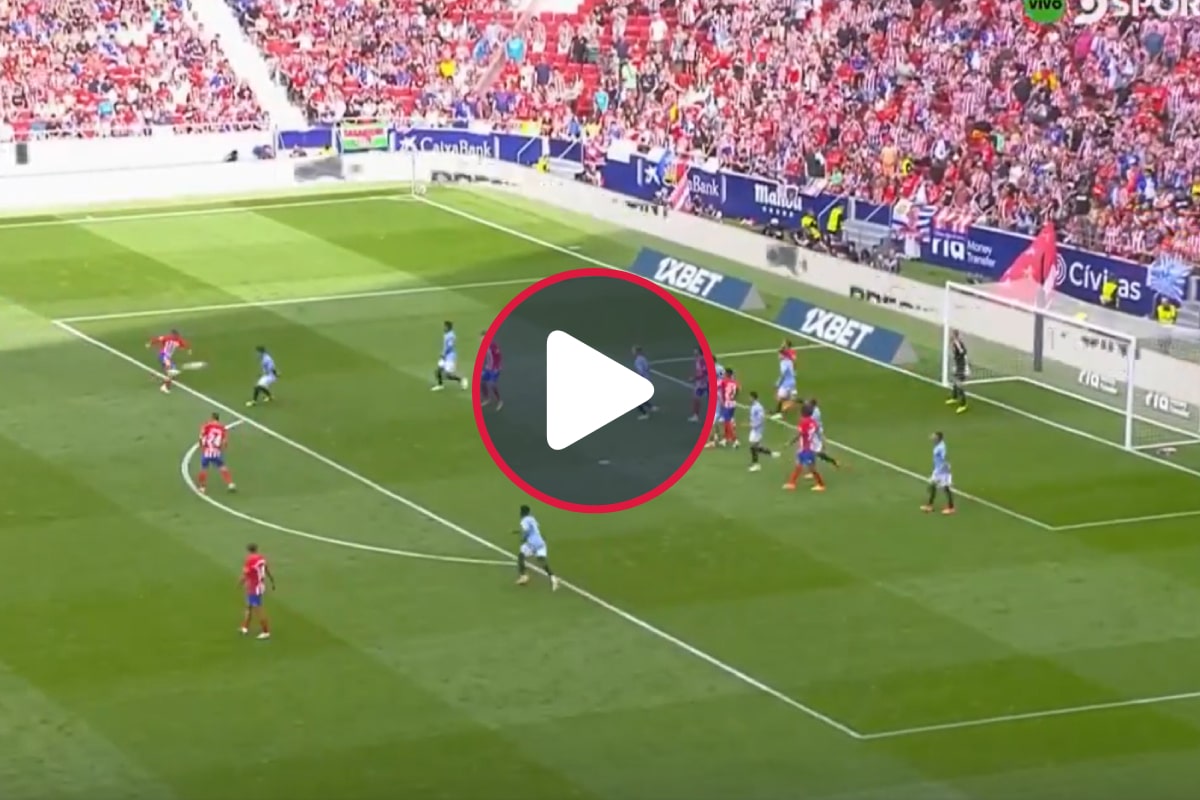 A lo Zidane: Rodrigo de Paul hizo el mejor gol de su carrera contra Celta de Vigo