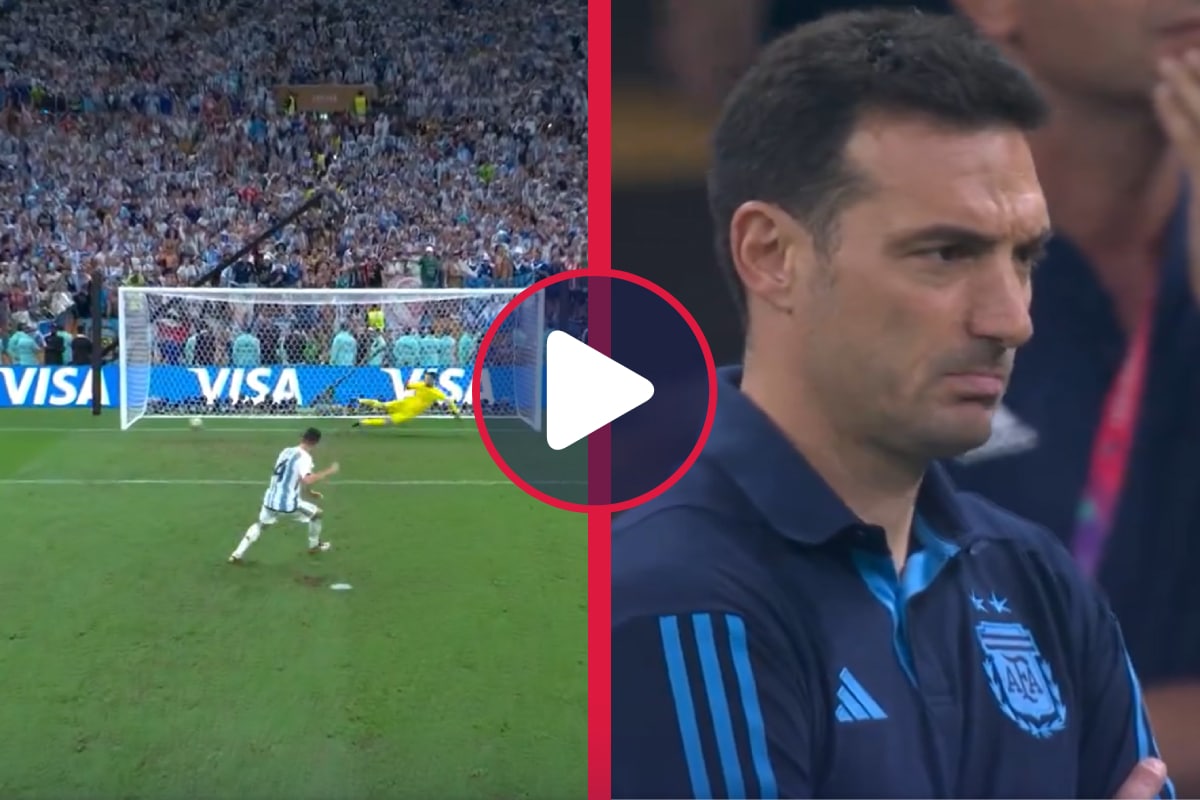 Video: así fue la reacción de Lionel Scaloni tras el penal de Montiel contra Francia