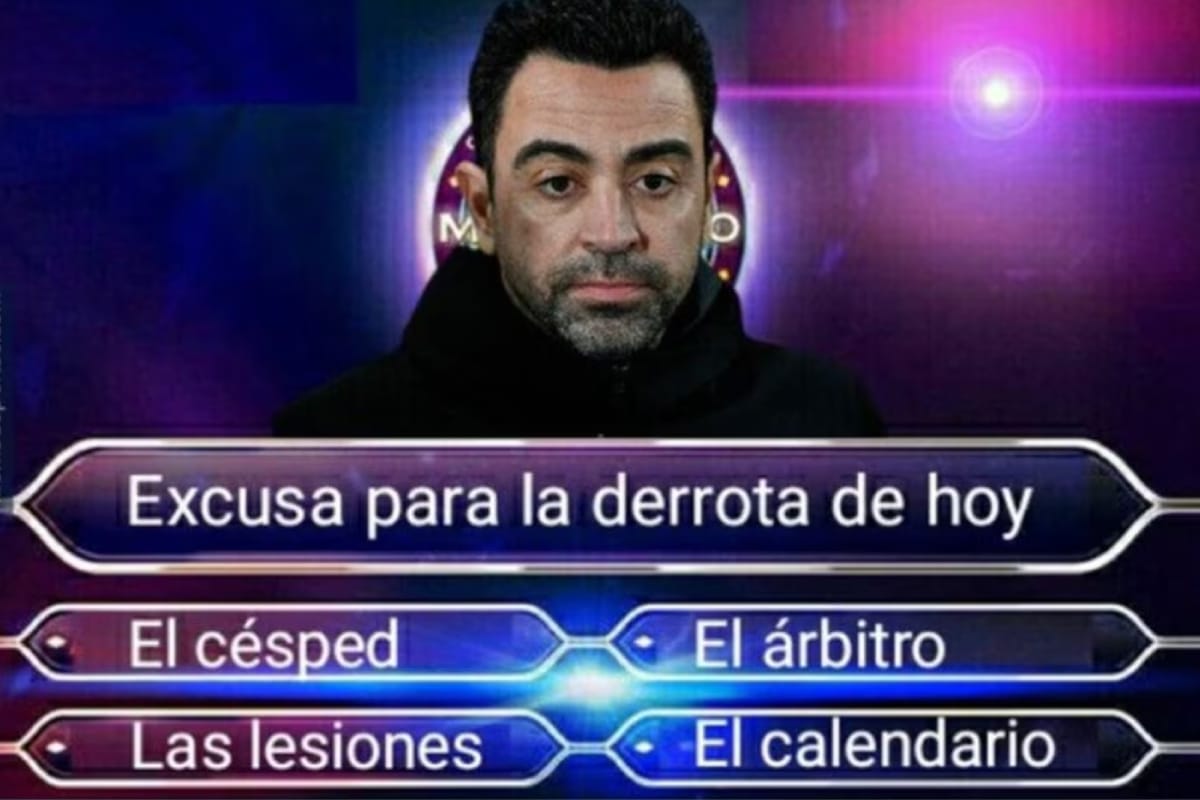 Los mejores memes por el título del Real Madrid con Xavi como protagonista