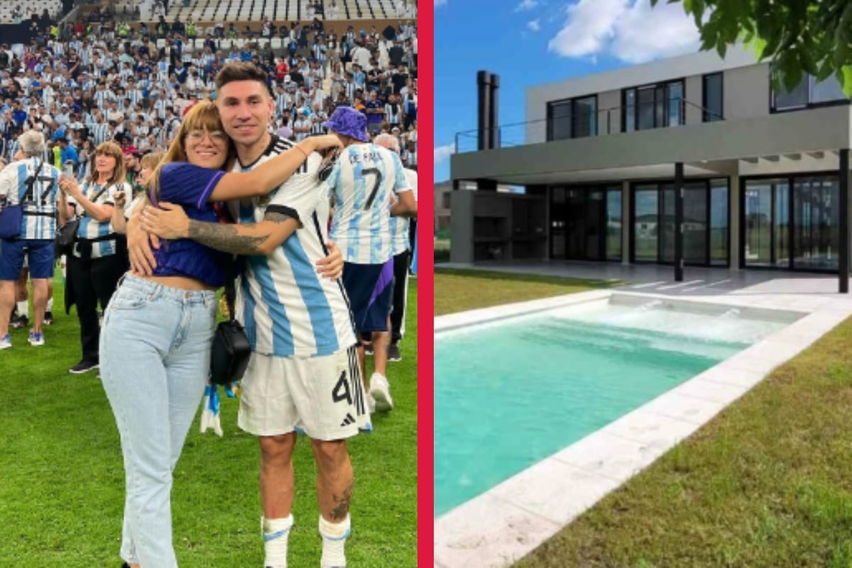 La lujosa casa que Gonzalo Montiel le regaló a su hermana: pileta, parrilla y parque