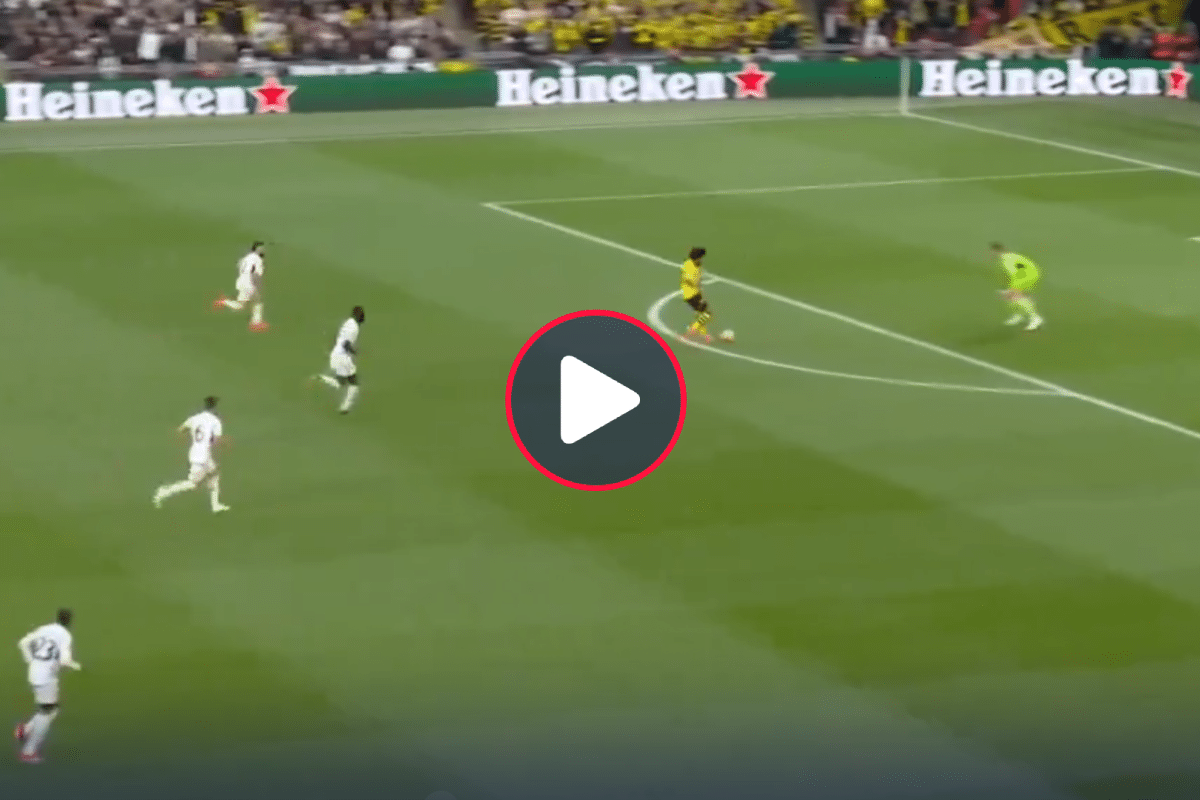 Video: La ocasión inmejorable que se perdió Adeyemi en la final de Champions