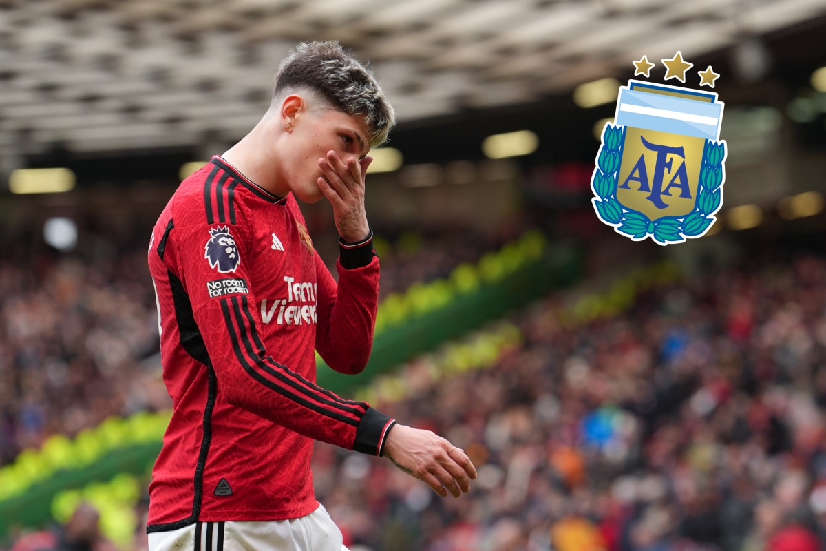 La pésima noticia que le dio Manchester United a la Selección Argentina sobre Alejandro Garnacho