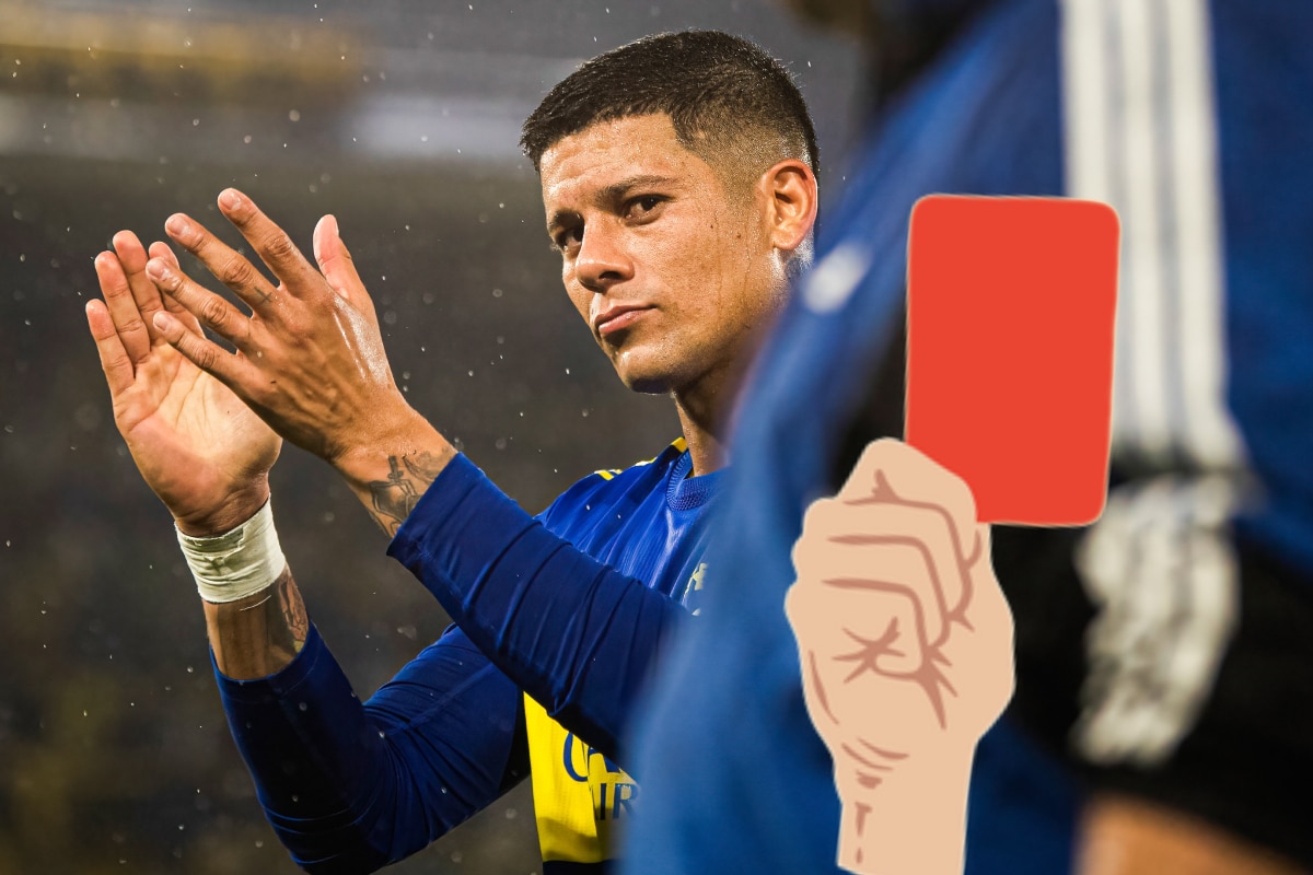 Historia repetida: todas las expulsiones de Marcos Rojo en Boca