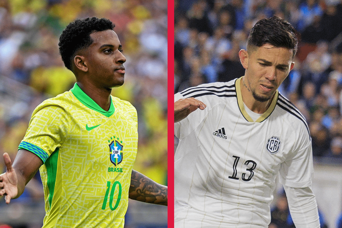 Brasil vs Costa Rica hoy: a qué hora juegan, formaciones y dónde ver en vivo