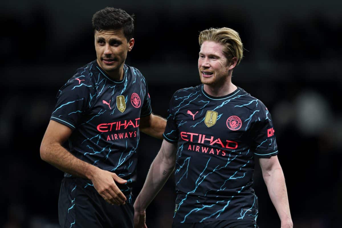 Rodri y Kevin De Bruyne, figuras de Manchester City
