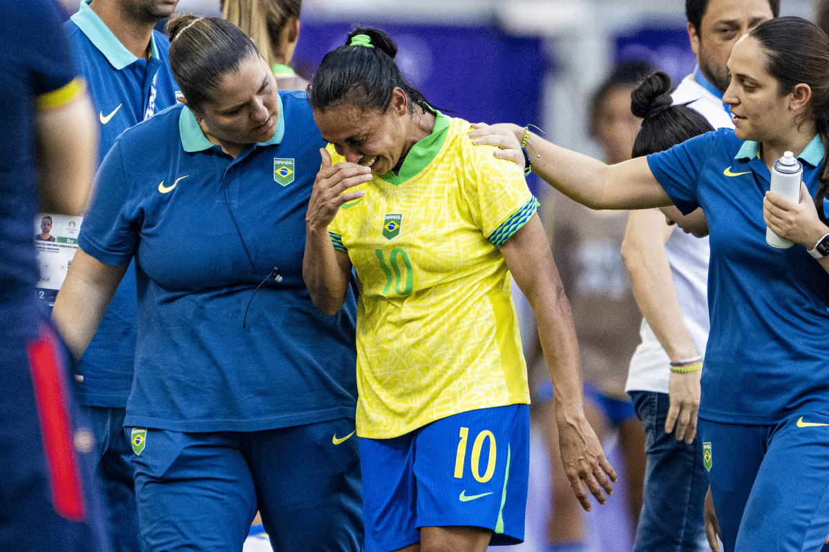 Juegos Olímpicos 2024: el llanto desconsolado de Marta tras ser expulsada con Brasil