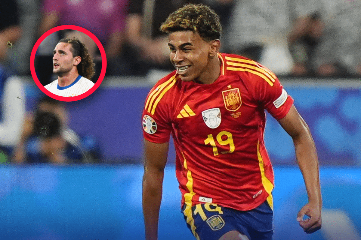 Eurocopa: El golazo de Lamine Yamal contra Francia tras la provocación de Adrien Rabiot