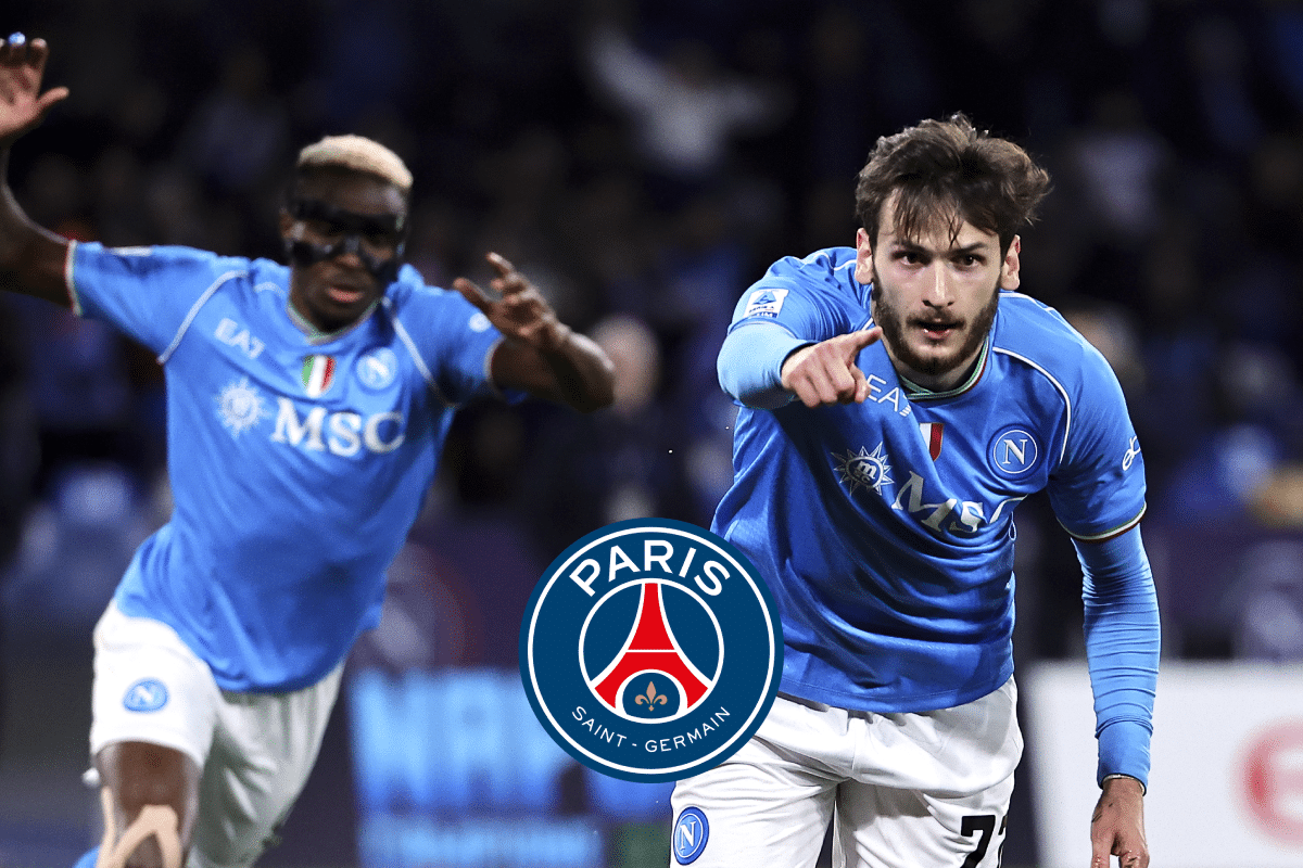 Fichajes PSG: La cifra millonaria que ofrecieron por Osimhen y Kvaratskhelia