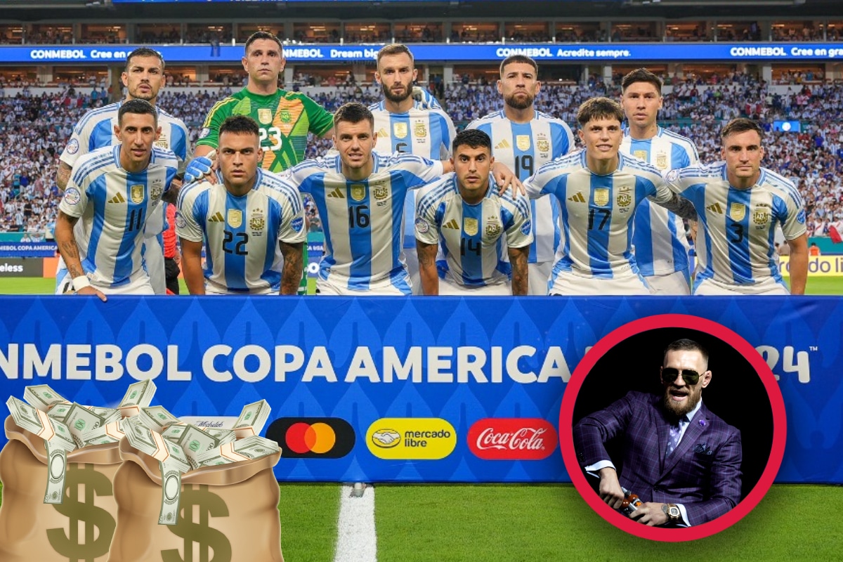 Copa América: la fortuna que apostó Conor McGregor por la Selección Argentina
