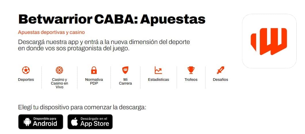 Betwarrior app