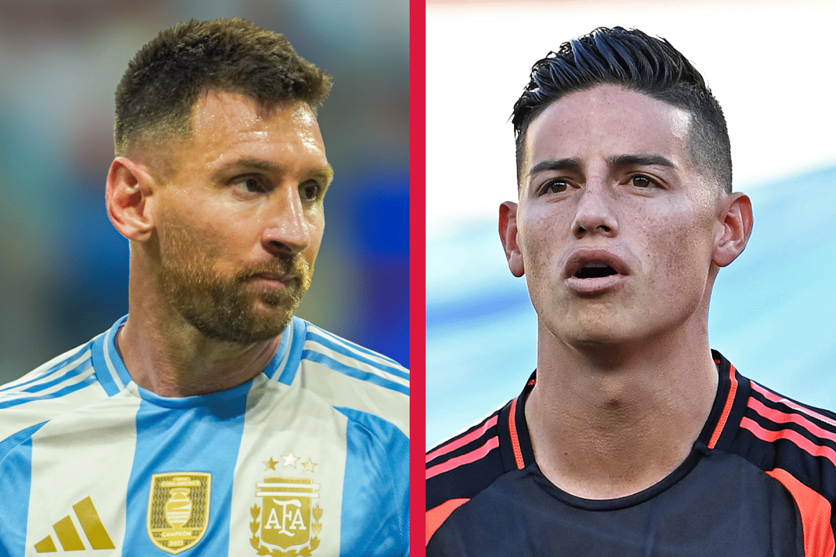 Copa América: el historial de Lionel Messi contra James Rodríguez