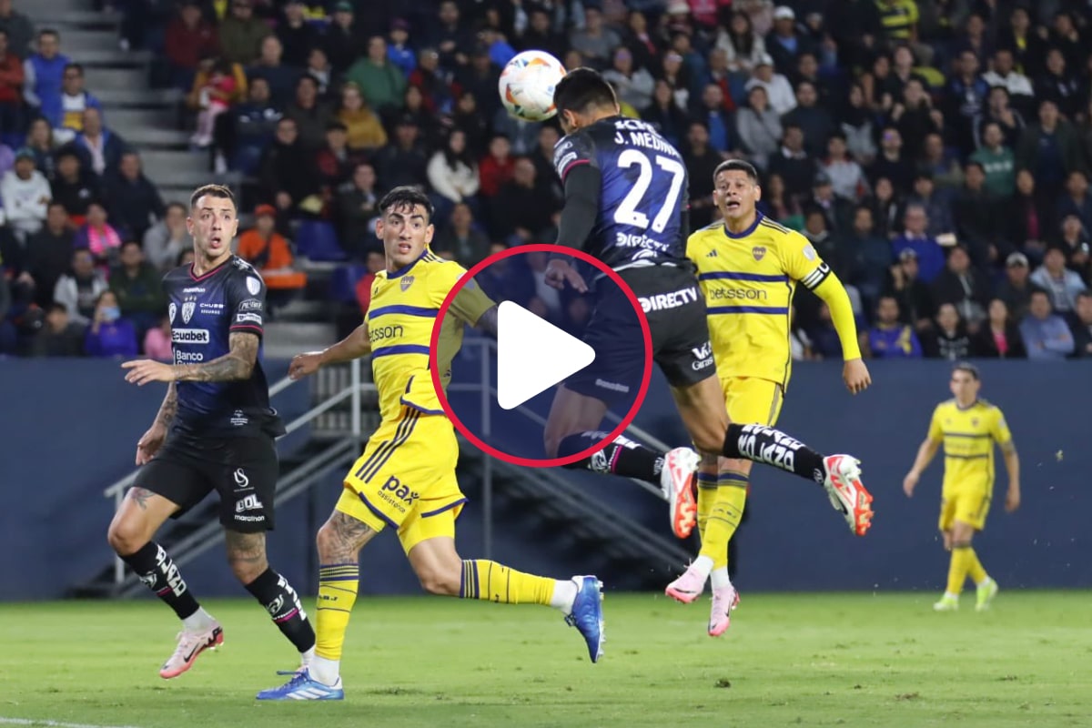 Copa Sudamericana: el insólito cabezazo que falló Medina en Independiente del Valle – Boca Juniors