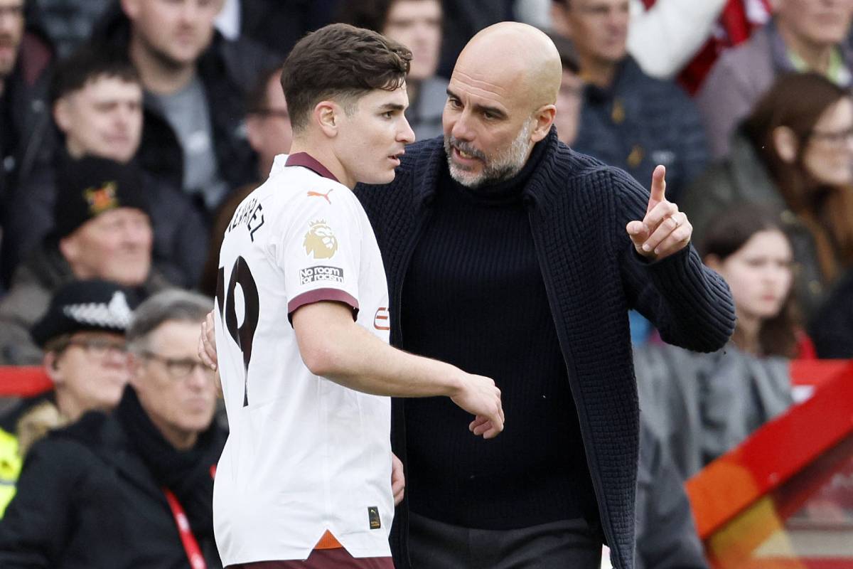 Julián Álvarez le respondió a Pep Guardiola: “No dije nada malo”