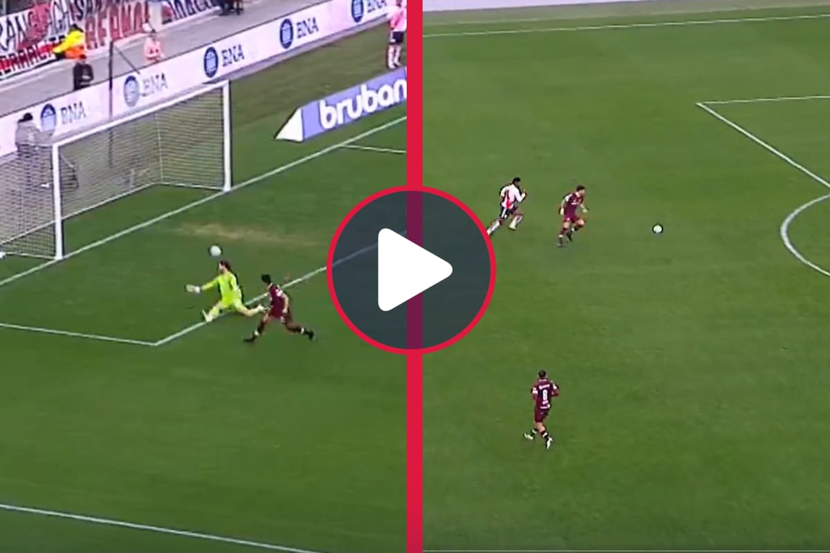 Video: El golazo de Marcelino Moreno y el horror de Ezequiel Muñoz para el 1-1 entre River y Lanús